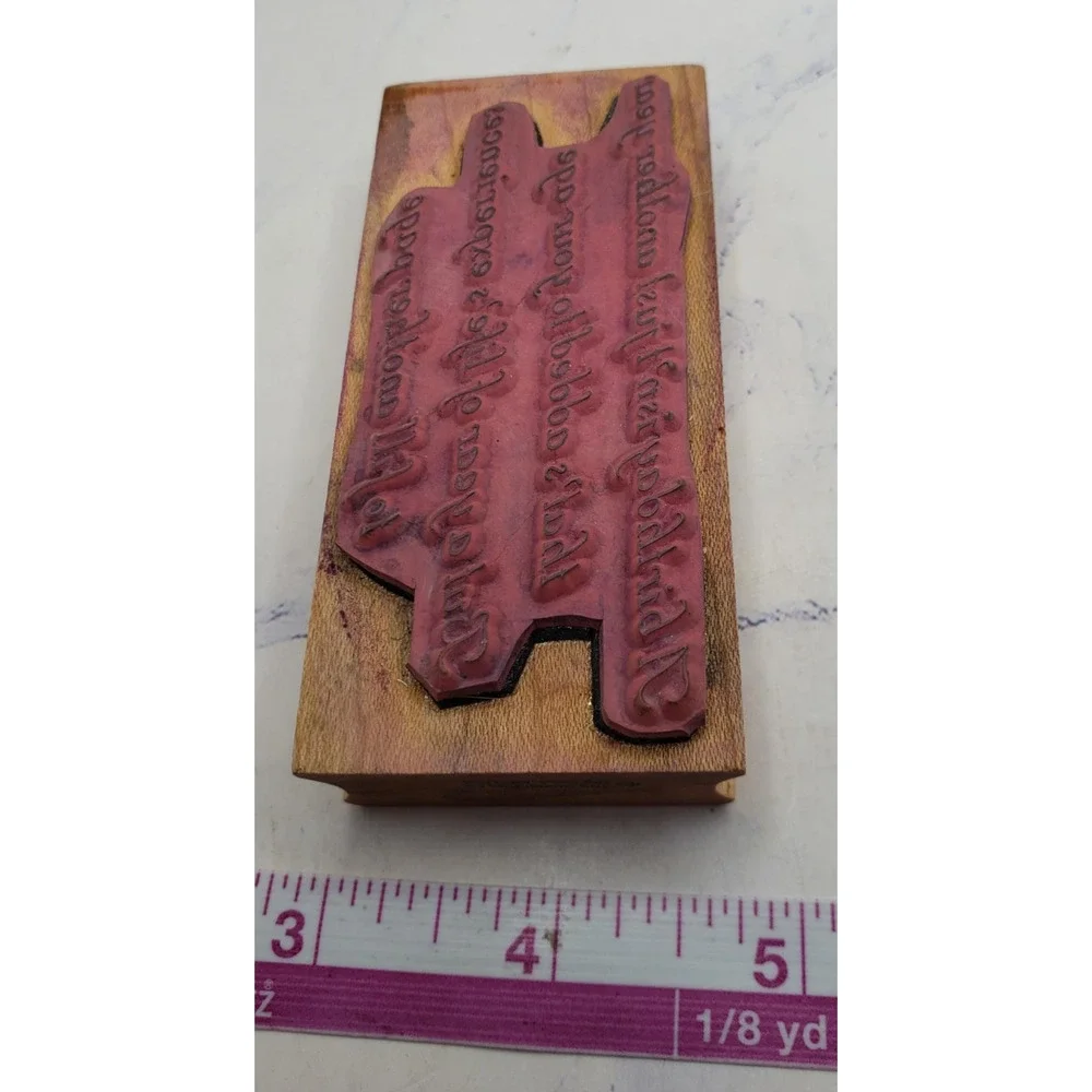 The Stamp Pad Co Birthdays Life Experiences Quote Wood Mounted Rubber Stamp